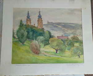 Ludwig Maurer Franken Aquarell 14 Heiligen 237235d Ludwig Maurer Franken Aquarell 14 Heiligen 237235d