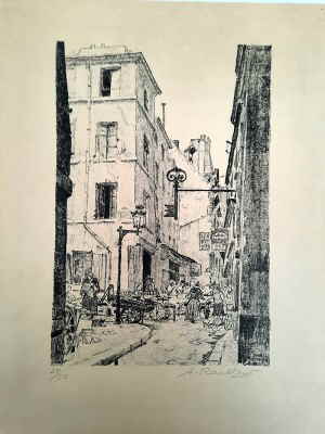 Roulet A Paris Lithographie 013d