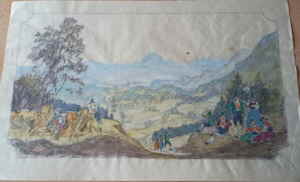 Walter Ditz Aquarell Ramsau 124026d Walter Ditz Aquarell Ramsau 124026d