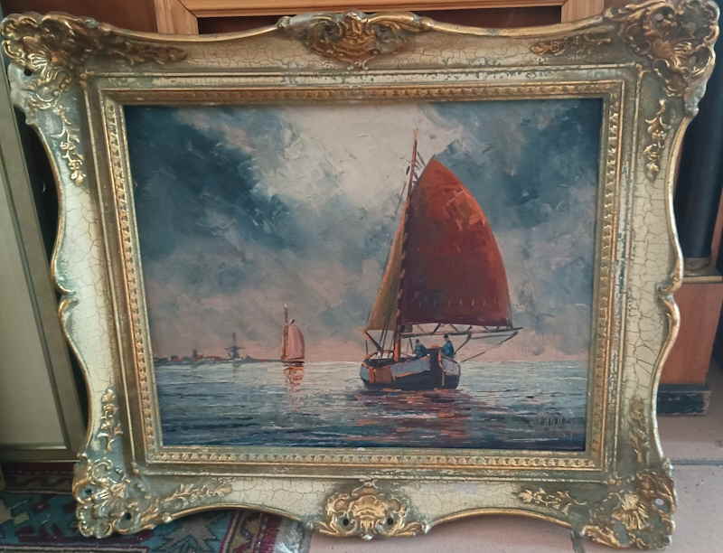 Fischerboote lgemlde 357036x