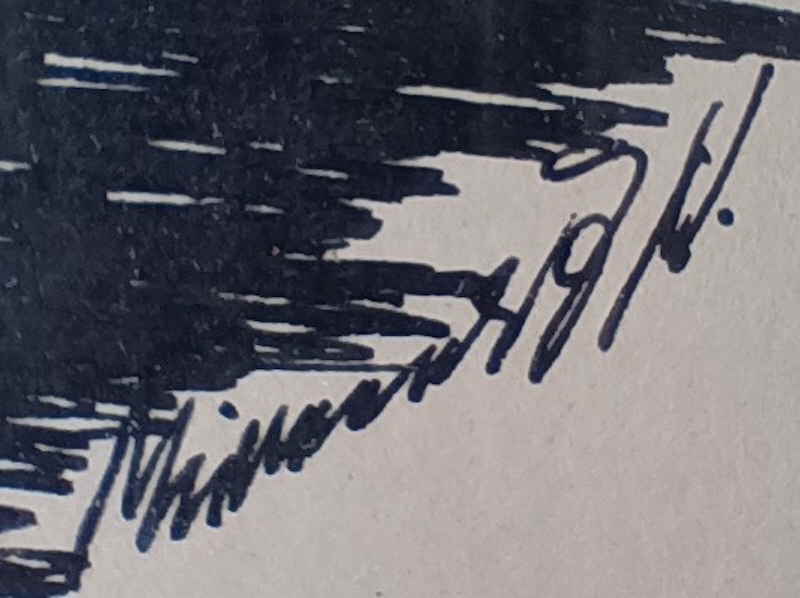 566 Tuschezeichnung Soldat 268x