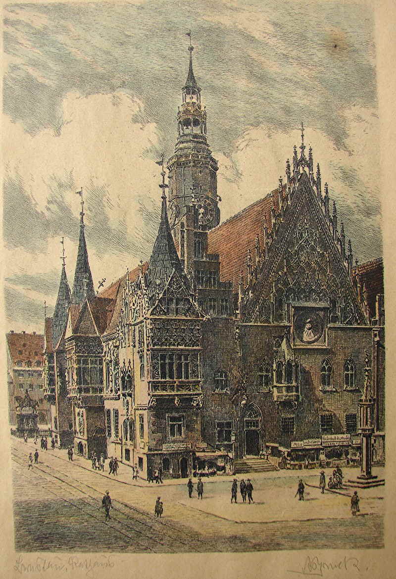 Albrecht Bruck Breslau Rathhaus 6791x