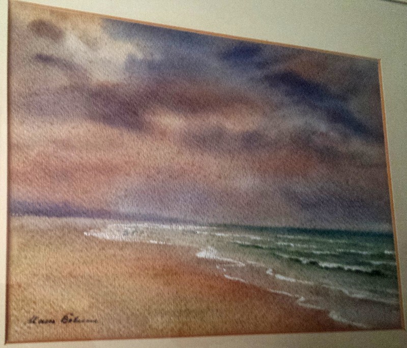 Hans Böhme Küste Aquarell _092935x Hans Böhme Küste Aquarell _092935x