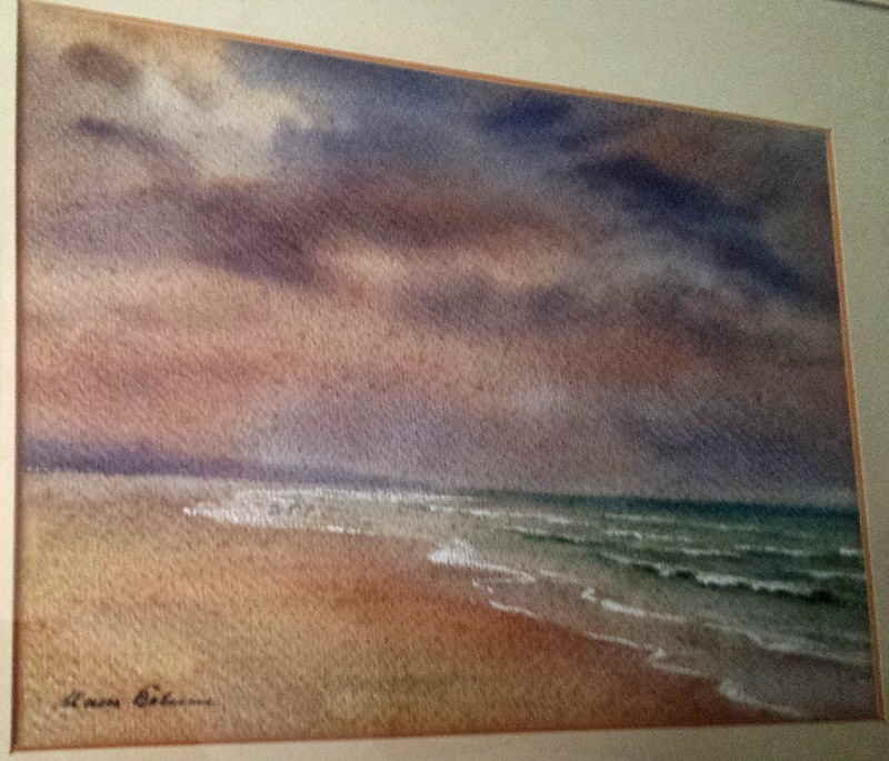Hans Böhme Küste Aquarell _092935x Hans Böhme Küste Aquarell _092935x