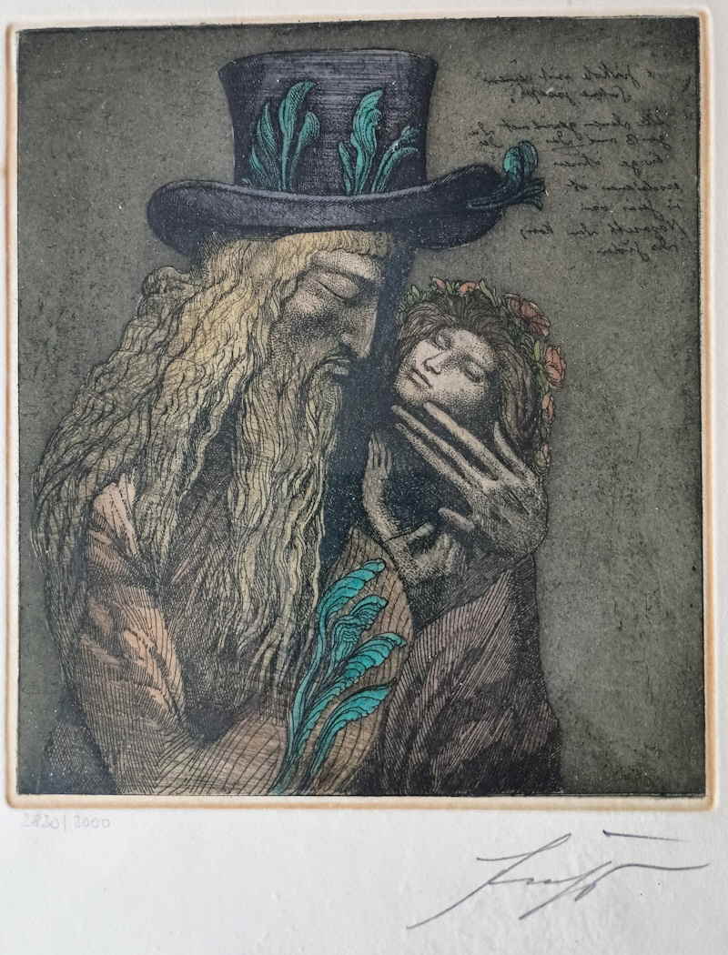 Ernst Fuchs Jakob und Joseph 5296x