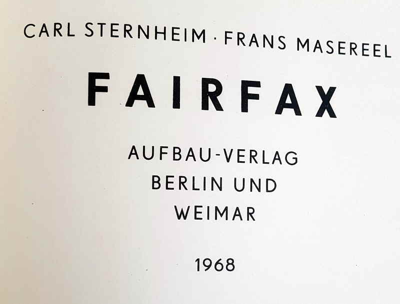 Masereel Buch FairFax 06x
