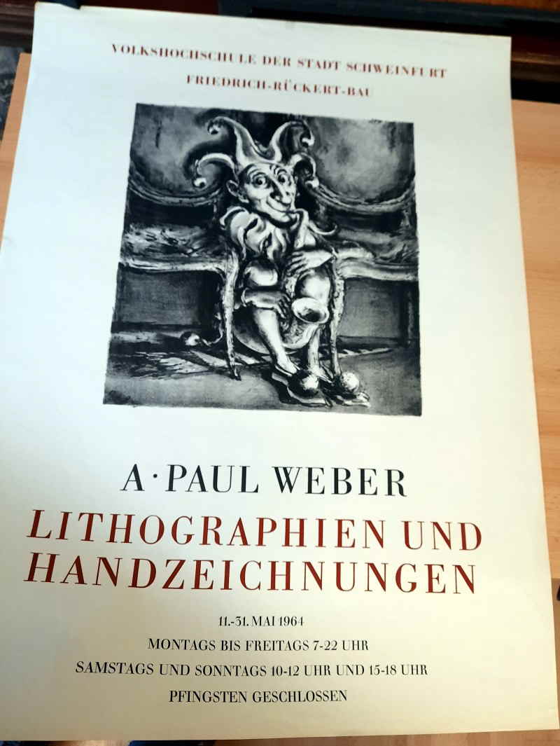 A Paul Weber Plakat 51x