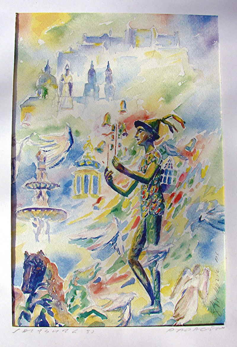 Zindovic IgorAquarell Zauberflte  Mozart 3977X