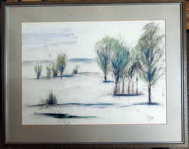 Pastell Landschaft 27x