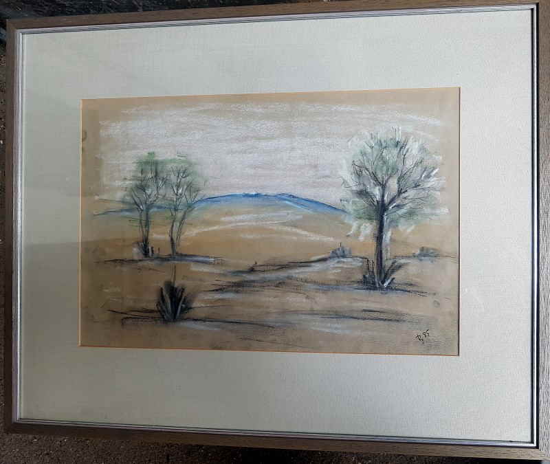 Pastell Landschaft 37x