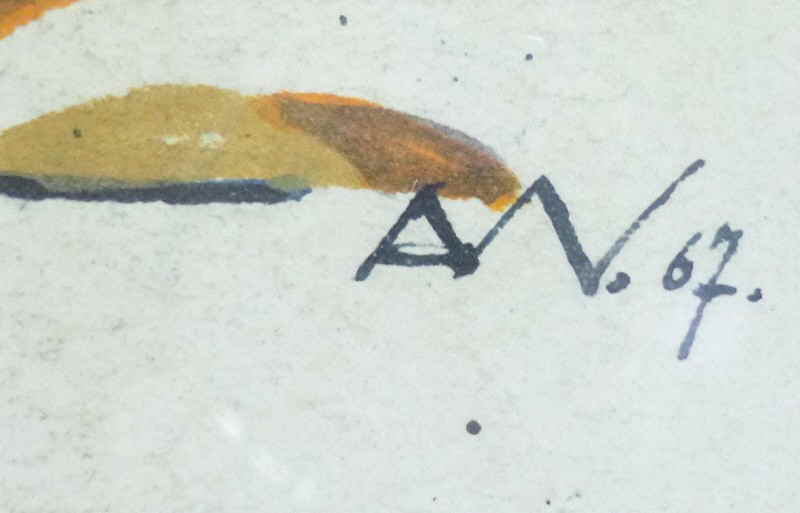 Monogramm A W  50261x