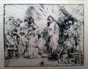 Rembrandt Christus heilt die Kranken Rollstuhl 857d
