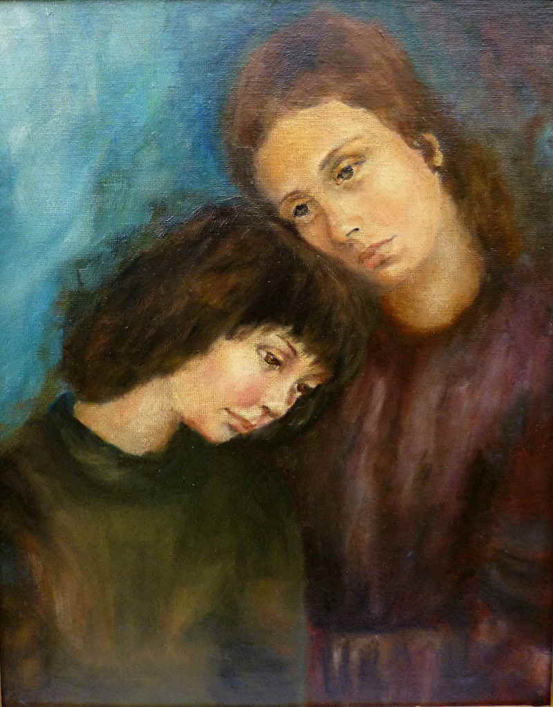 Gemälde Mutter mit Kind 1131x