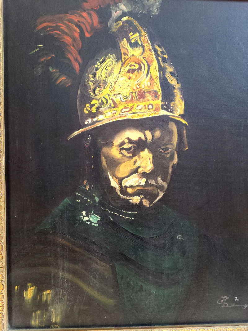 Rembrandt Mann mit Goldhelm 110907x