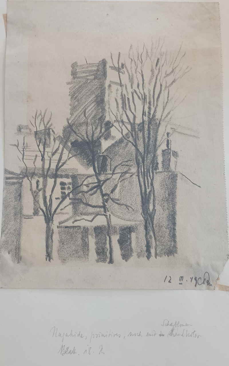 Zeichnung Bleistift Kohle 445156x