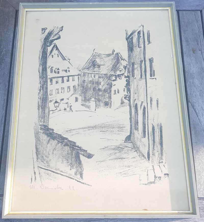 Wernicke Lithografie 23x