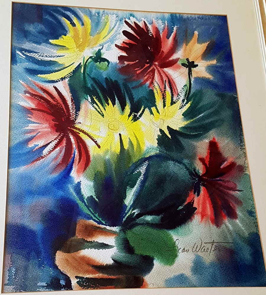 Aquarell Blumen Leon W les 822x