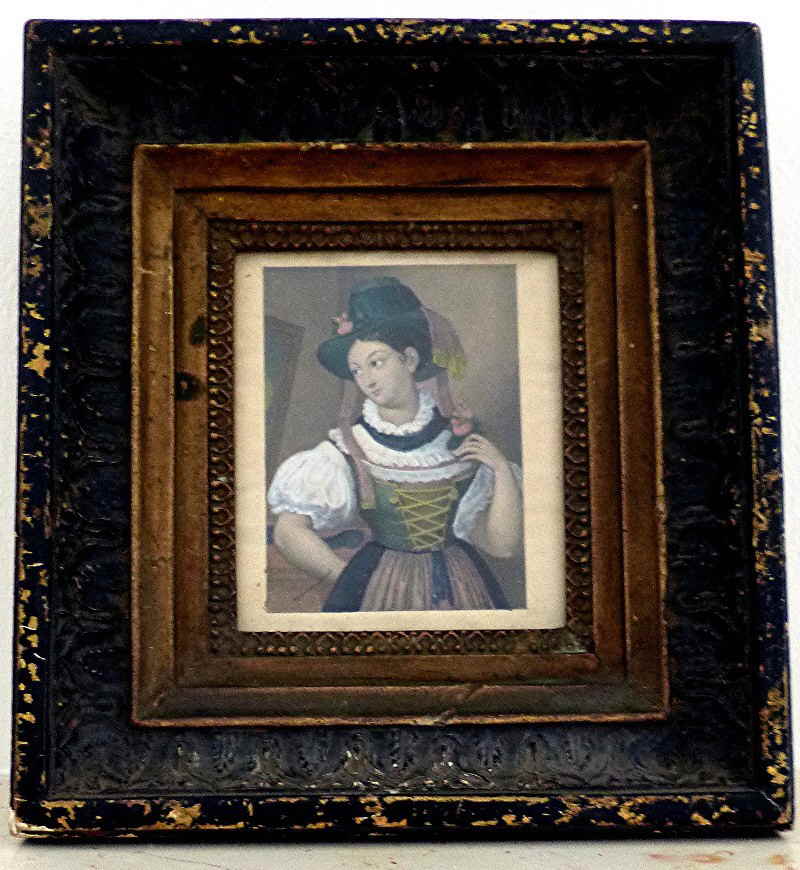 Biedermeier Lithografie 50127x