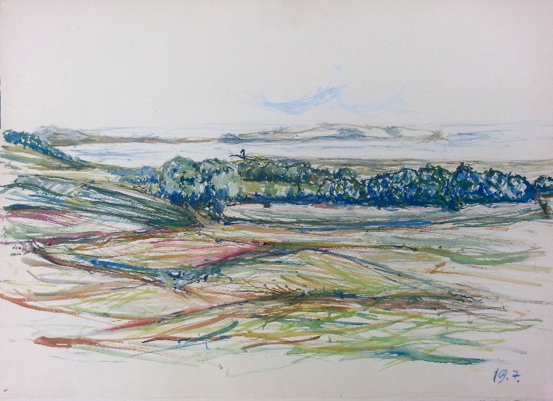 Gouache Landschaft_152131x