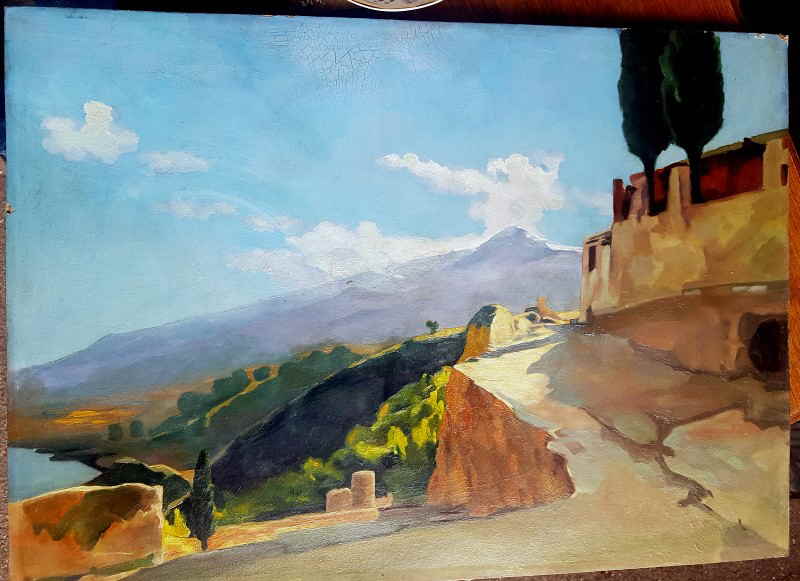 Sdliche Landschaft 54x
