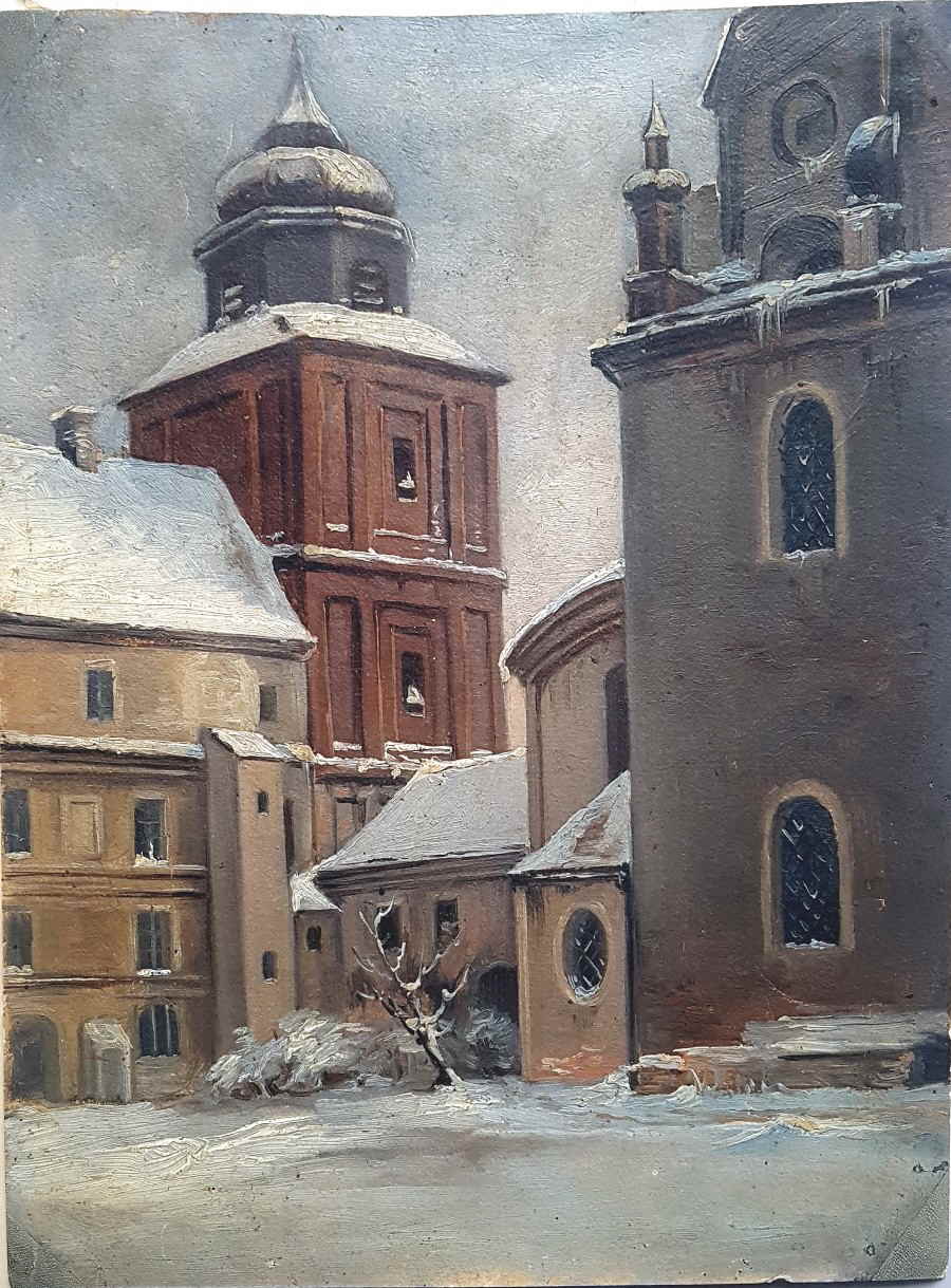 Kirche München Ölgemälde 819x