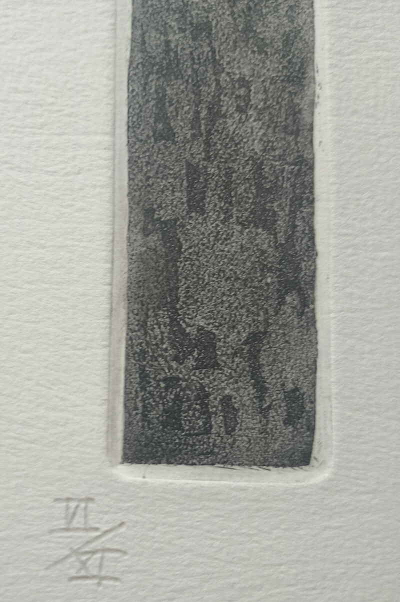 Radierung Unsigniert 309140x