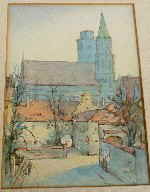 Aquarell Klosterkirche 40071d