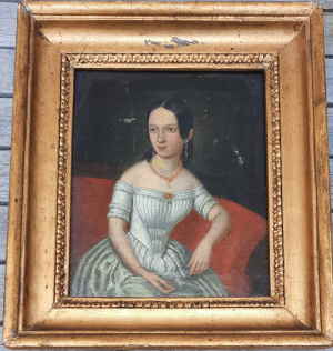 Biedermeier Portrait lgemlde 251d