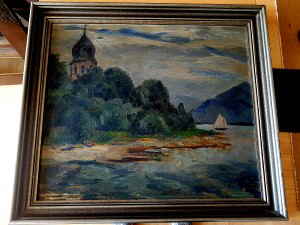 Chiemssee Fraueninsel lgemlde 06d