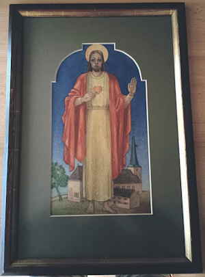 Jesus Christus Gouache 928d