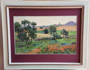 Russisch Gemälde Landschaft mit Bachlauf 29d Russisch Gemälde Landschaft mit Bachlauf 29d