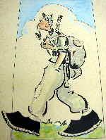 tschechischer Soldat Karikatur 3333